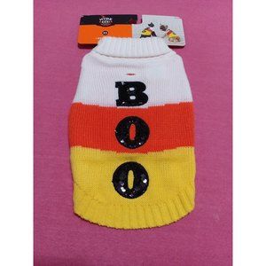 New Hyde And Eek Halloween Colorblock Pet Sweater Size XSmall